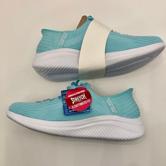 Skechers Slip Ins Aqua Womens 8.5 EU 38.5 Lightweight Washable Stretch - Picture 8 of 9